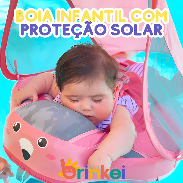Boia Infantil com Proteção Solar - Mais conforto e proteção para os Pequenos (3 meses a 3 anos)