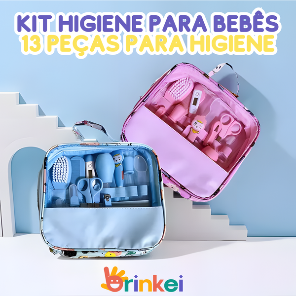 Kit Higiene para Bebês - 13 Peças para Higiene