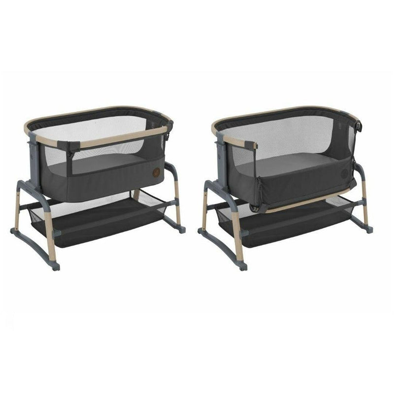 Berço Baby Side Dobrável e Portátil Brinkei – Praticidade em Cada Detalhe