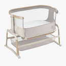 Berço Baby Side Dobrável e Portátil Brinkei – Praticidade em Cada Detalhe