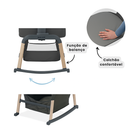 Berço Baby Side Dobrável e Portátil Brinkei – Praticidade em Cada Detalhe