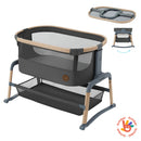 Berço Baby Side Dobrável e Portátil Brinkei – Praticidade em Cada Detalhe