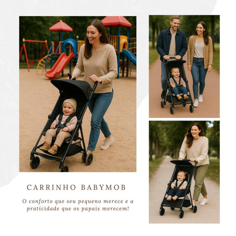 Carrinho Dobrável BabyMob – Para Pais que Estão Sempre em Movimento