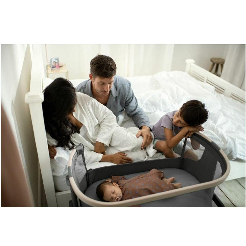 Berço Baby Side Dobrável e Portátil Brinkei – Praticidade em Cada Detalhe