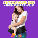 Cinto Canguru com Assento para Bebê