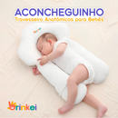 Aconcheguinho - Travesseiro Anatômico para Bebês Antialérgico + BRINDE EXCLUSIVO
