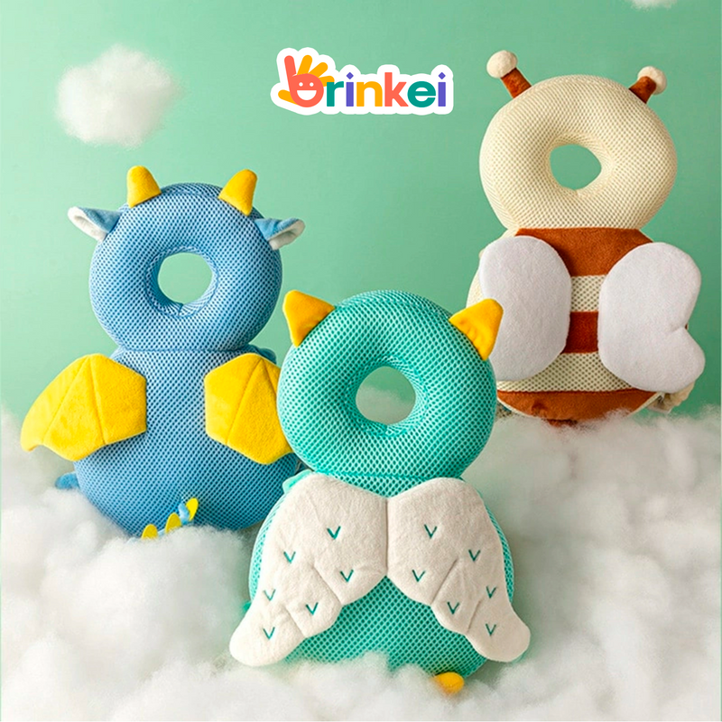 Mochila Travesseiro | Protetor de Cabeça para Bebês + BRINDE EXCLUSIVO