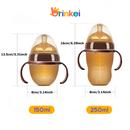 Mamadeira Anti-Cólica - 100% de Silicone que Imita o Seio Materno • Livre de BPA + BRINDE EXCLUSIVO