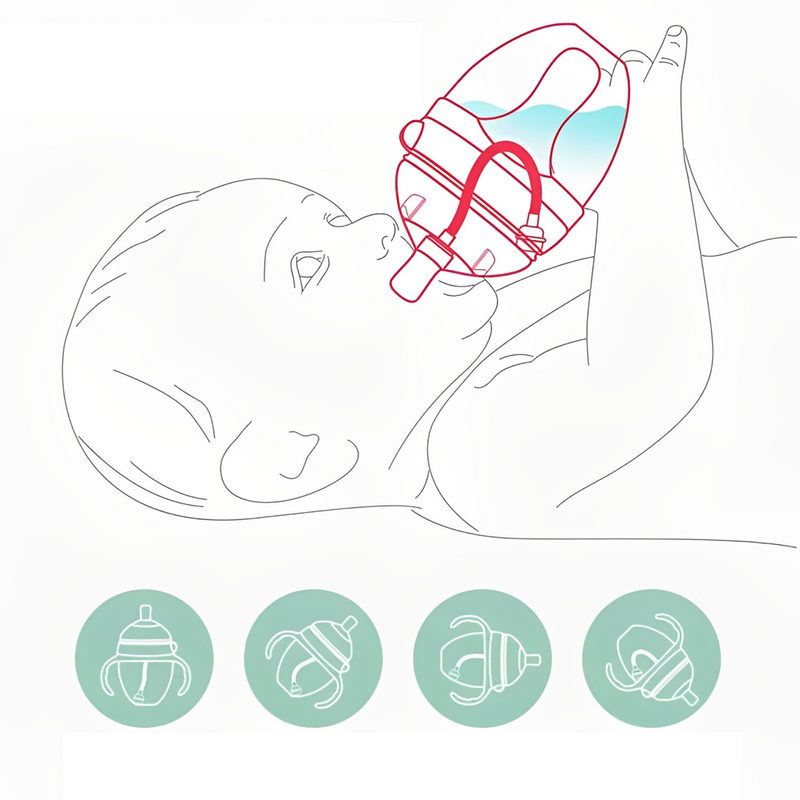 Mamadeira Anti-Cólica - 100% de Silicone que Imita o Seio Materno • Livre de BPA + BRINDE EXCLUSIVO