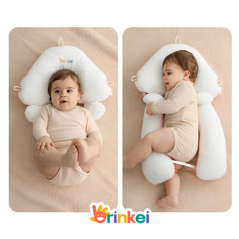 Aconcheguinho - Travesseiro Anatômico para Bebês Antialérgico + BRINDE EXCLUSIVO